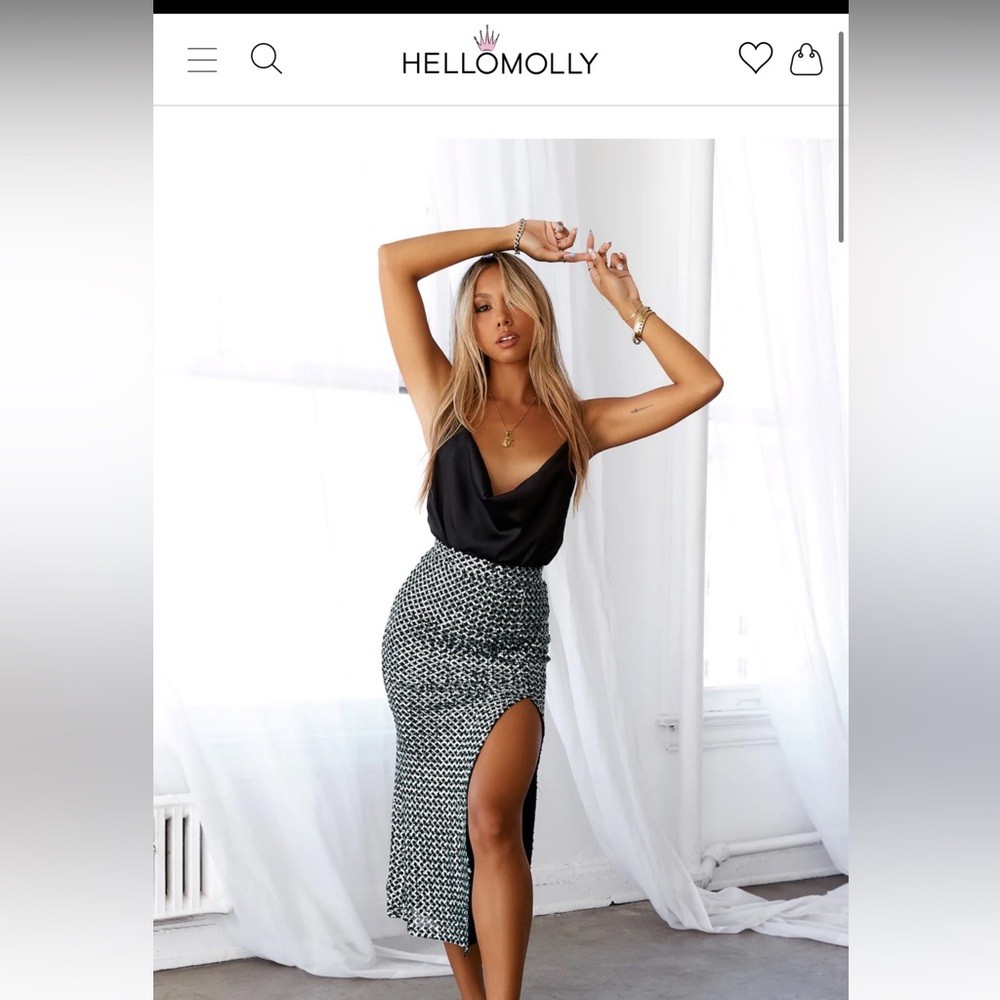 Hello Molly Lust and Love midi skirt and top